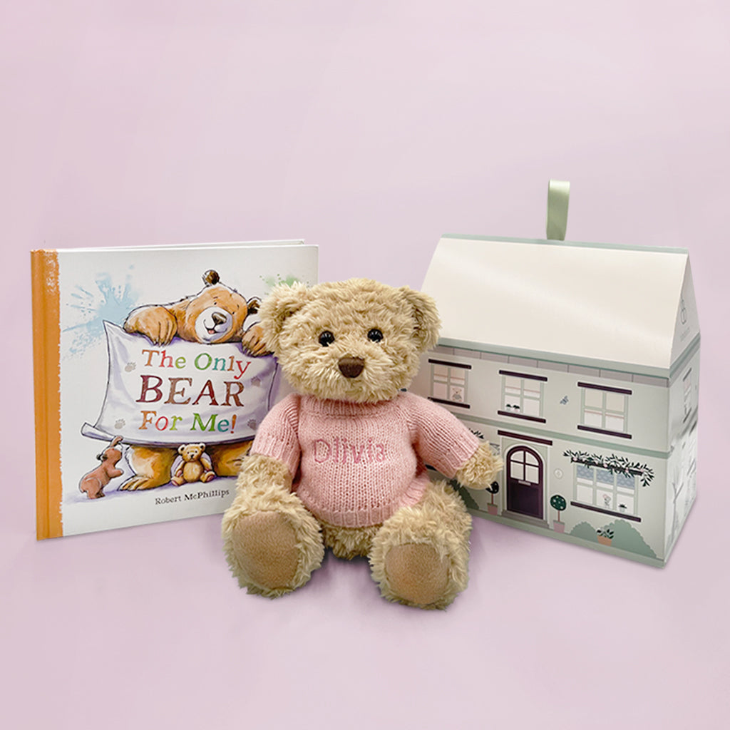 Baby Gift From You To Me Personalised Bertie Bear Book 