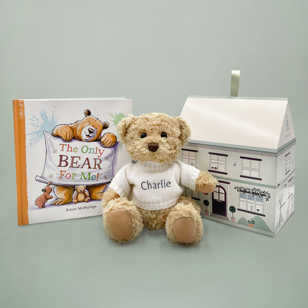 Baby Gift From You To Me Personalised Bertie Bear Book 