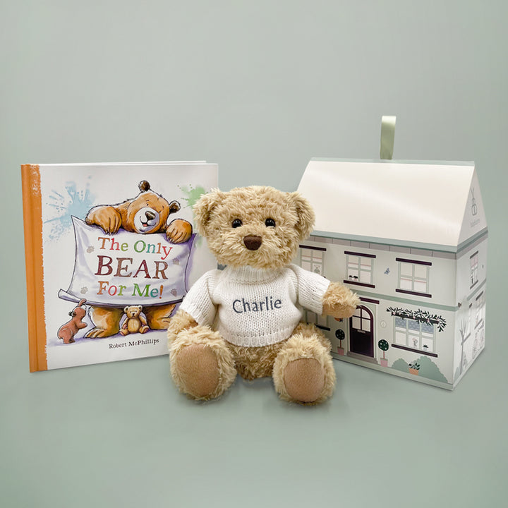 Baby Gift From You To Me Personalised Bertie Bear Book 