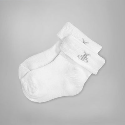 Baby's First Christmas Cracker Socks, White