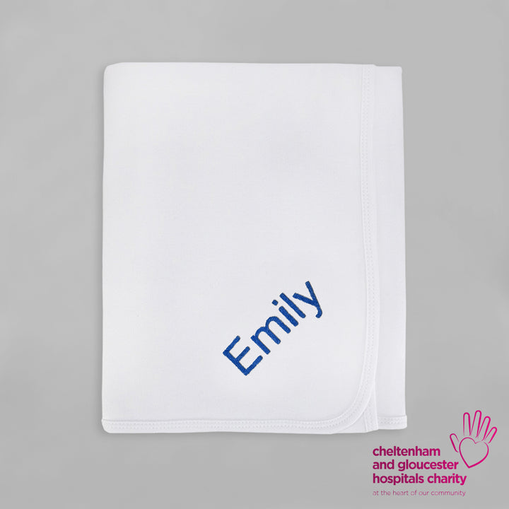 Personalised Hospital Keepsake Bear with Snuggle Wrap