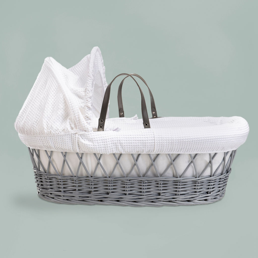 Personalised Little Love Moses Basket Baby Hamper- Blue