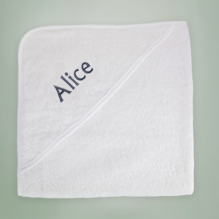 Childrens-Large-Personalised-Hooded-Bath-Towel-Pewter