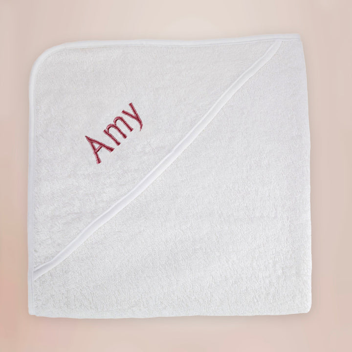 Childrens-Large-Personalised-Hooded-Bath-Towel-Pink