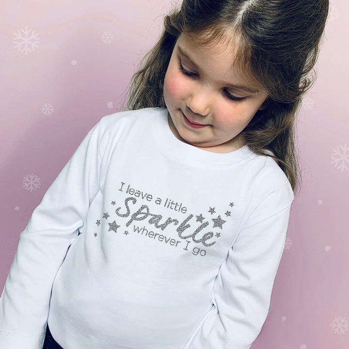 I Leave a Little Sparkle... Children's Christmas T-Shirt