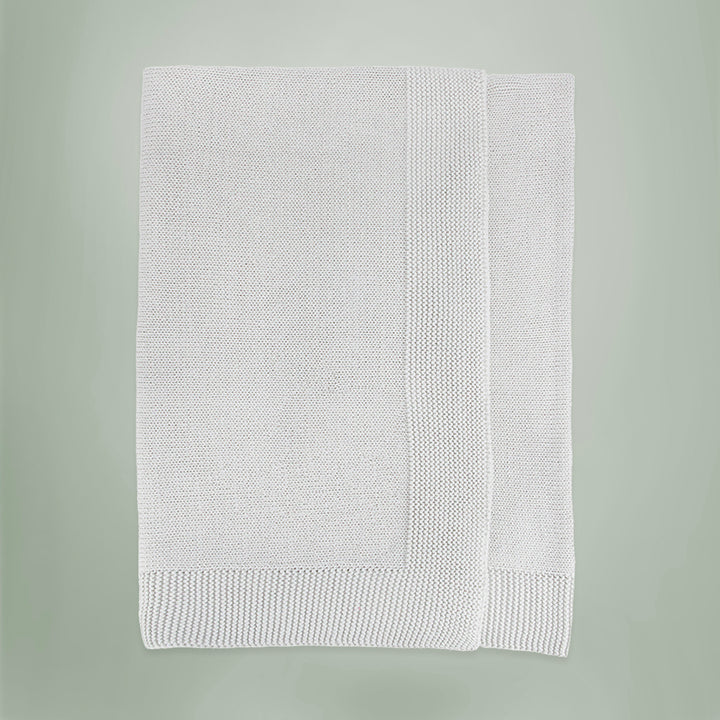 Grey Knitted Baby Blanket
