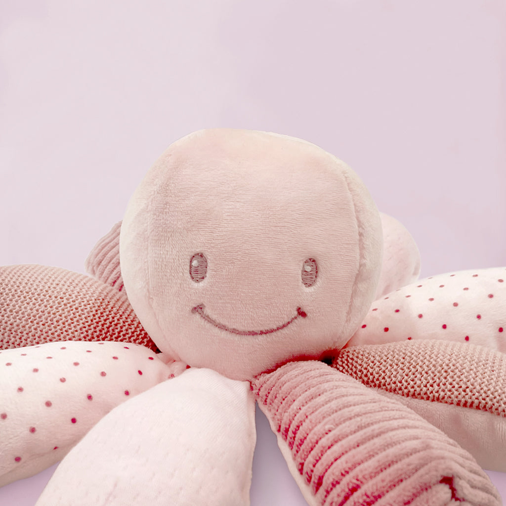 Activity Octopus Soft Toy, Pink