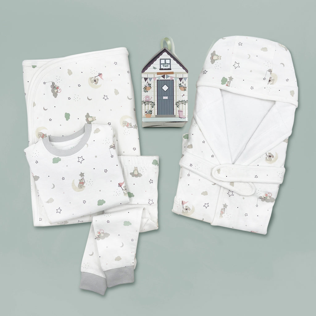 Personalised Little Love Moses Basket Baby Hamper- Neutral