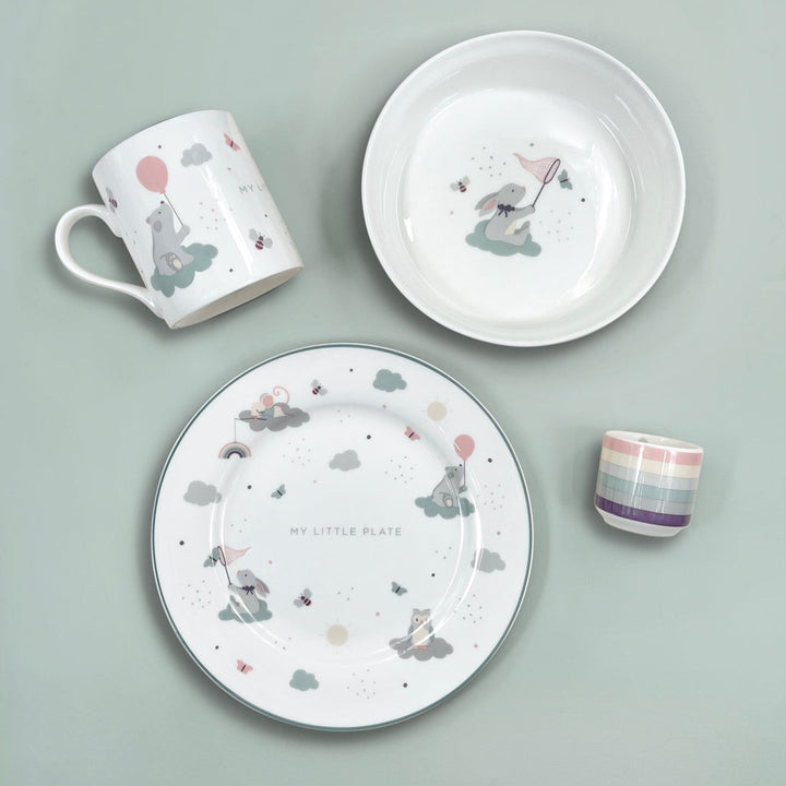 Personalised Little Love Moses Basket Baby Hamper- Blue