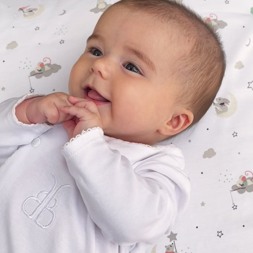 Welcome Posy with Baby Wrap, Pink Babyblooms New Baby Girl Gifts