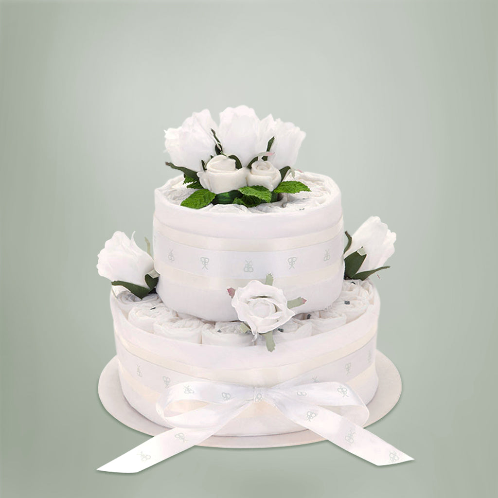 Baby Shower Gift Nappy Cake Neutral