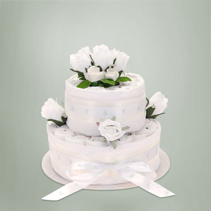 Baby Shower Gift Nappy Cake Neutral