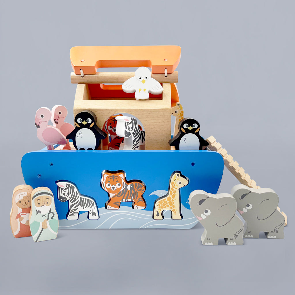 Noah's Ark Wooden Shape Sorter