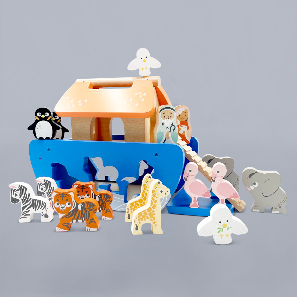 Noah's Ark Shape Sorter | Ethical & Sustainable Toys | Babyblooms