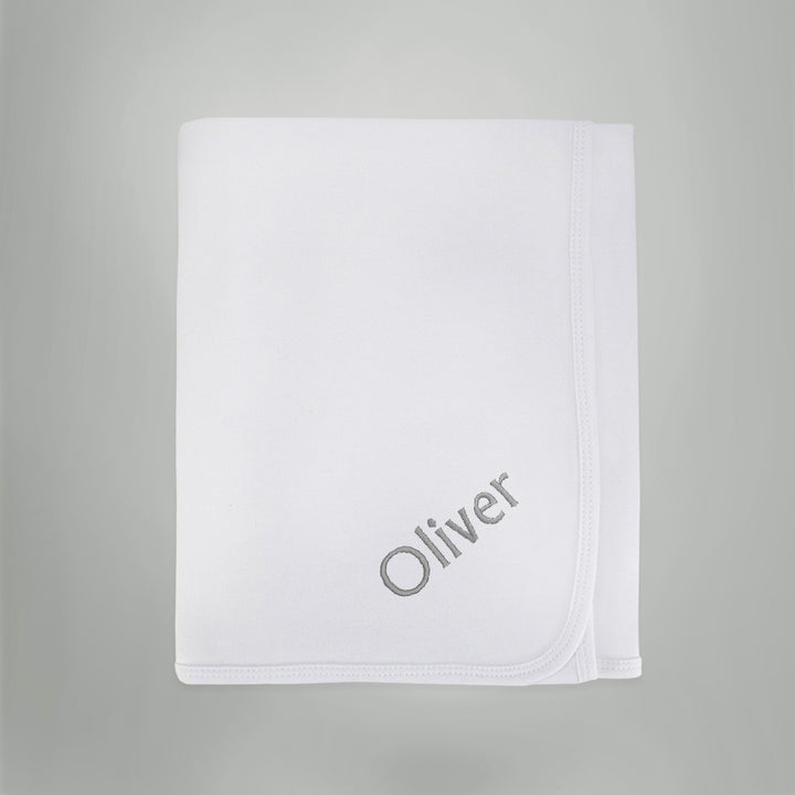 Personalised Snuggle Wrap, White