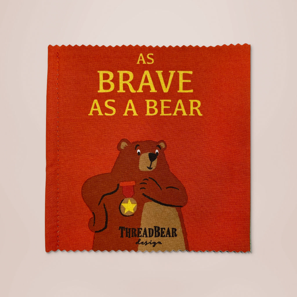 Baby Gift Brave As A Bear Rag Book