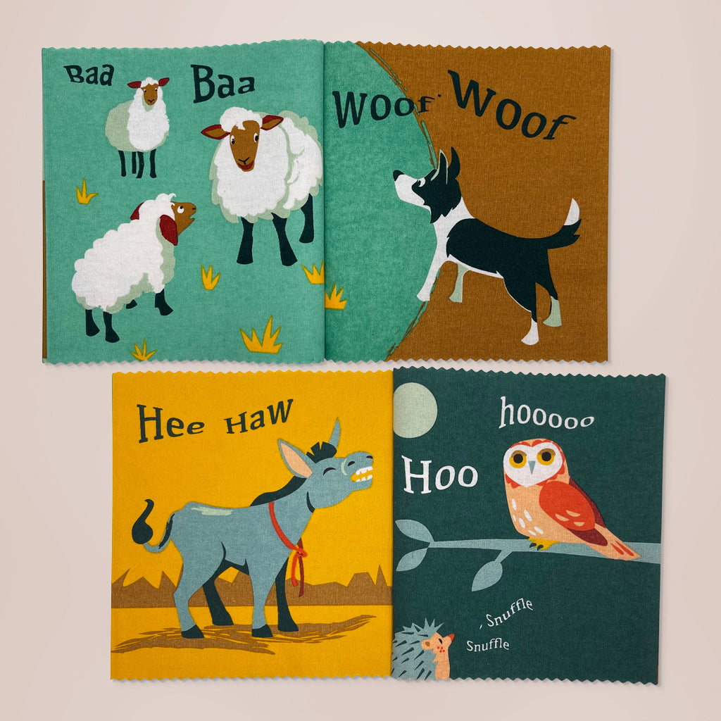 Book On Rag The Noisy Farmyard Rag Book | Gifts for Children | Babyblooms