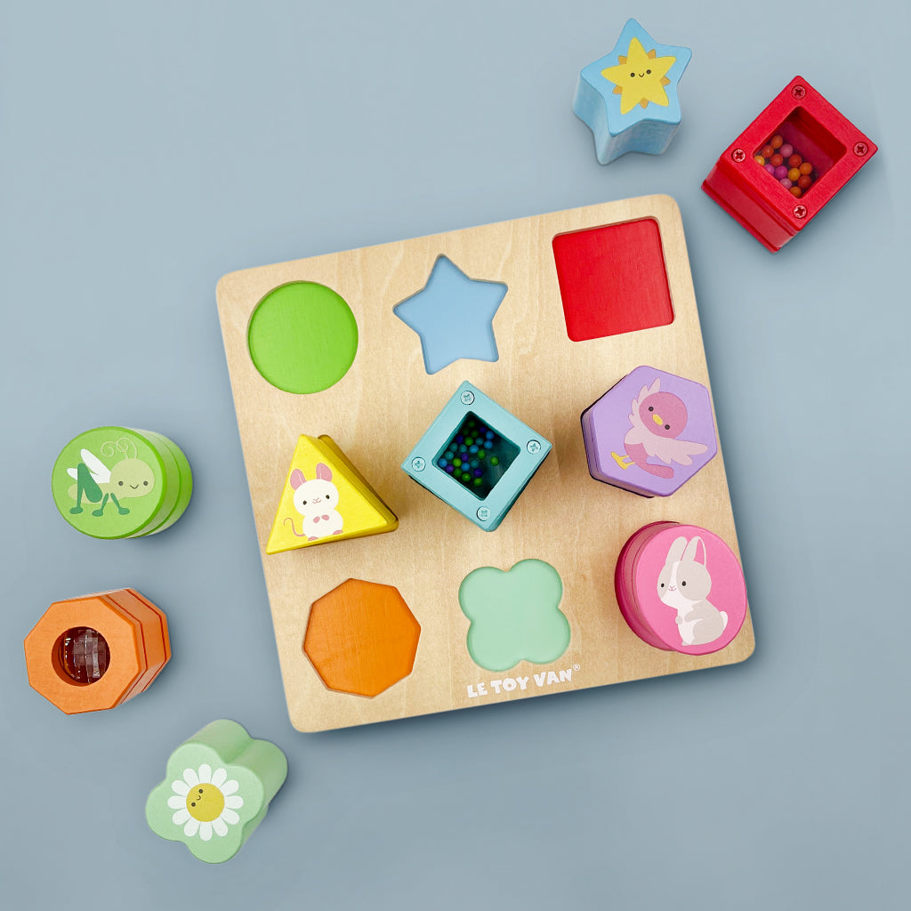 Baby Gift Wooden Sensory Shape Sorting Toy