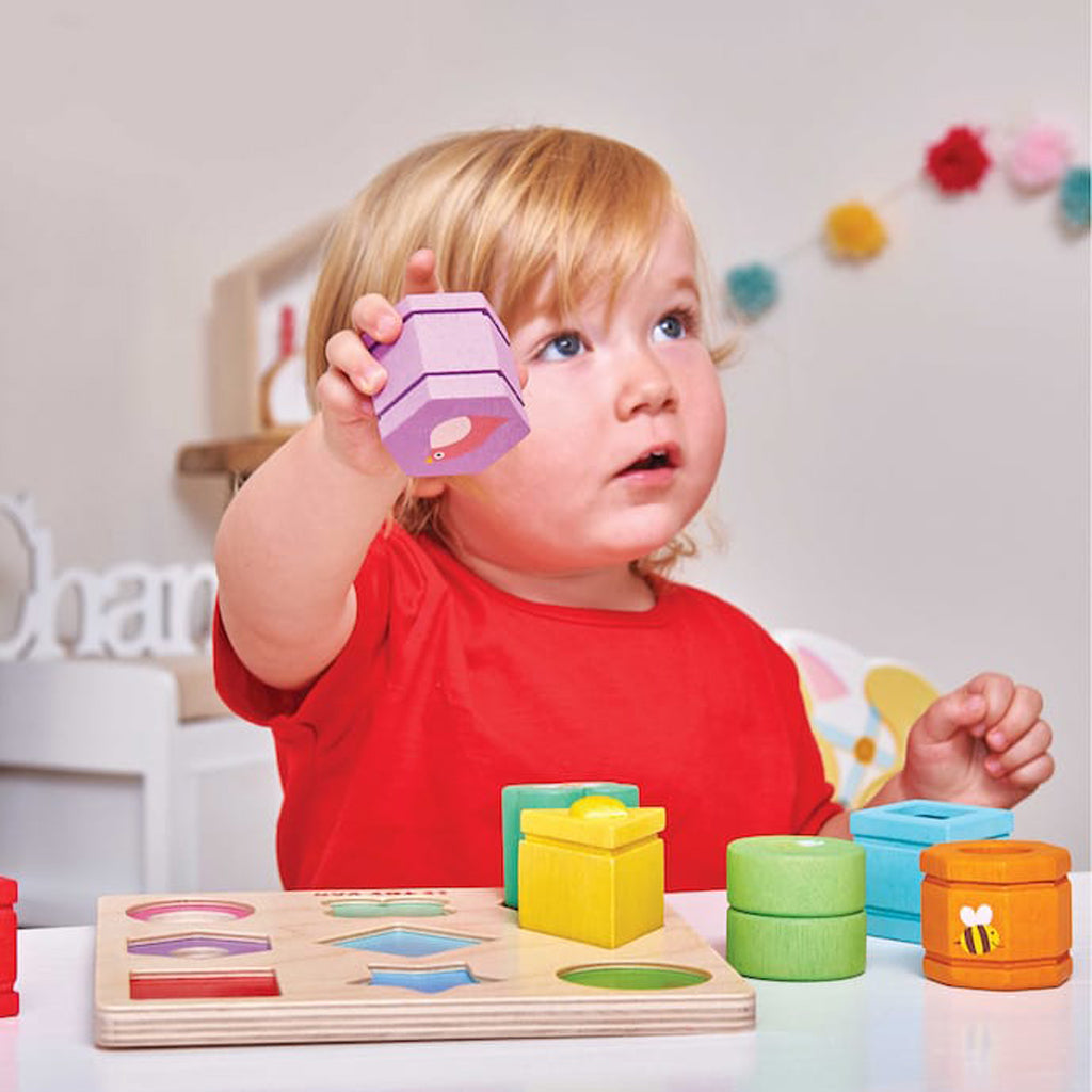 Wooden Sensory Shape Sorter Toy | Ethical & Sustainable Toys – Babyblooms