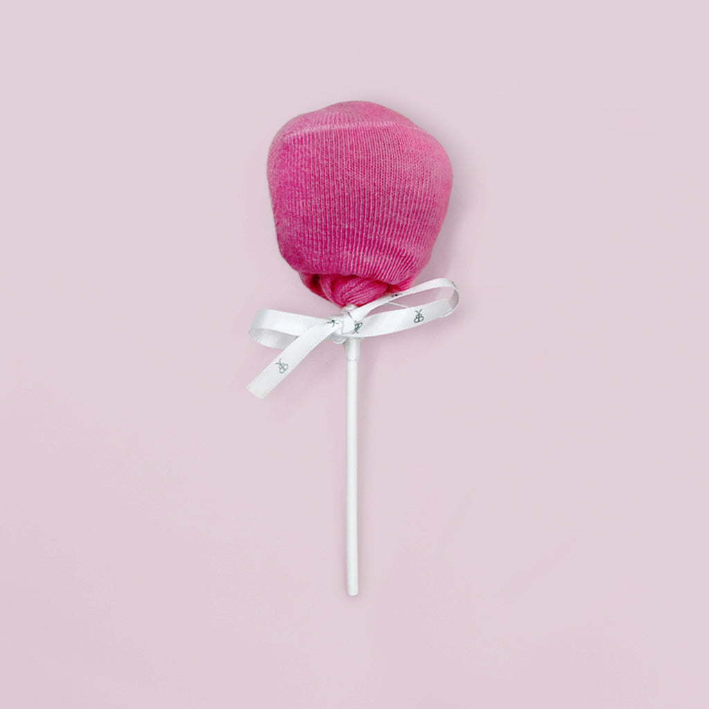 Babyblooms Sock-Pop Baby Gift, Rose Pink