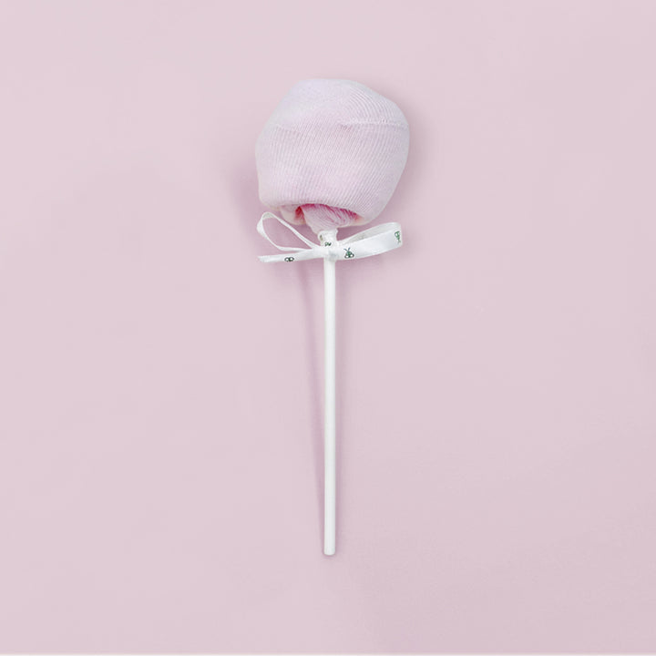 Babyblooms Sock-Pop Baby Gift, Vintage Pink