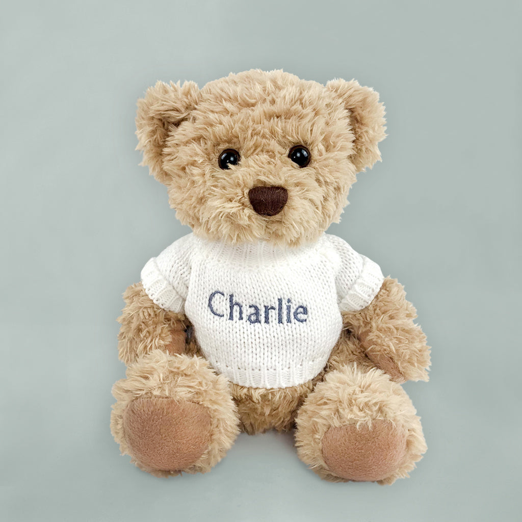 Personalised Bertie & Bear Book, White