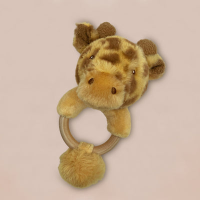 Personalised Three Little Giraffes Luxury New Baby Hamper - Neutral