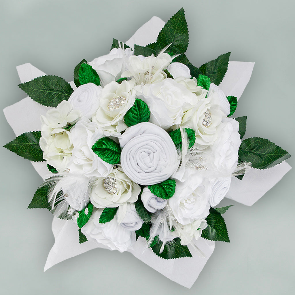 Babyblooms' Luxury Rose Baby Clothes Sparkle Bouquet