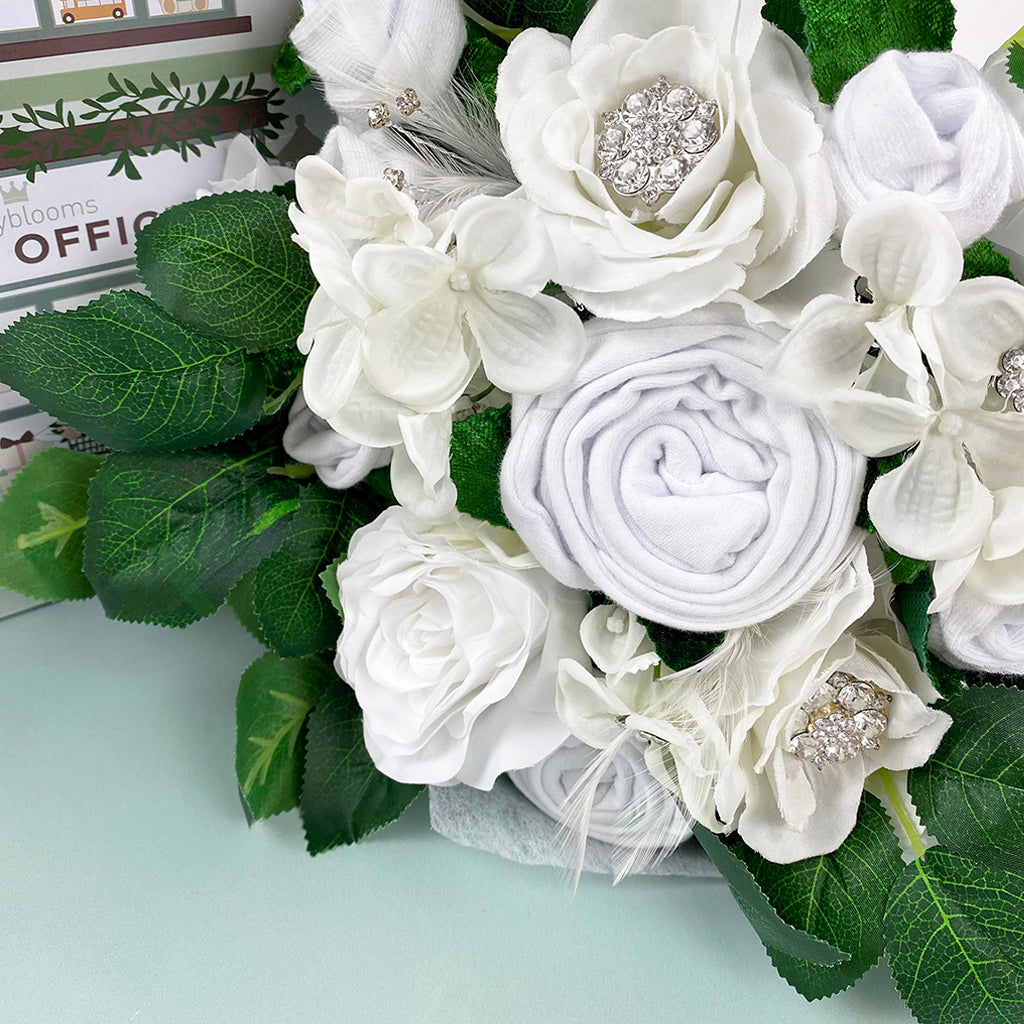 Babyblooms' Luxury Rose Baby Clothes Sparkle Bouquet