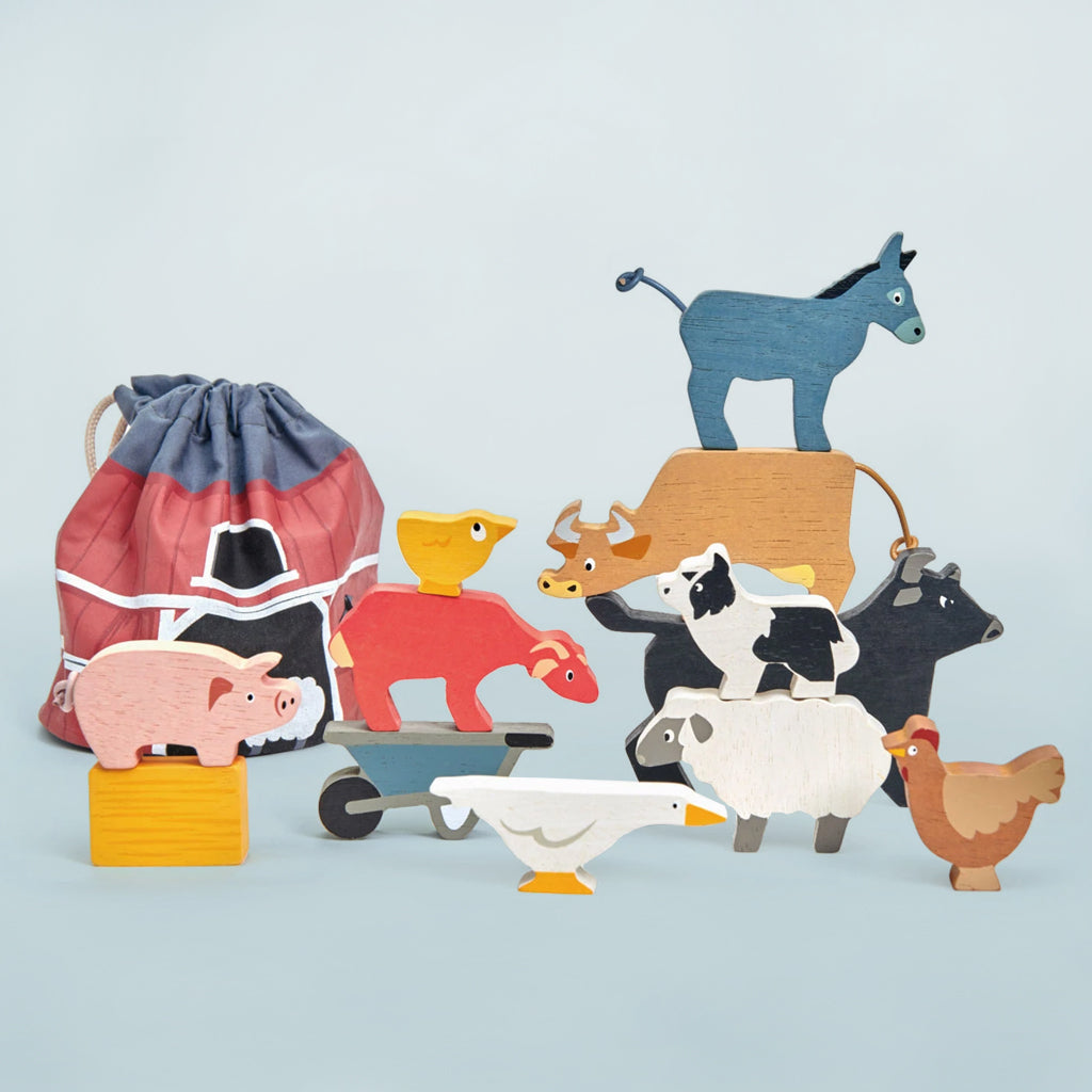 Baby Gift Stacking Farmyard Animal Toys