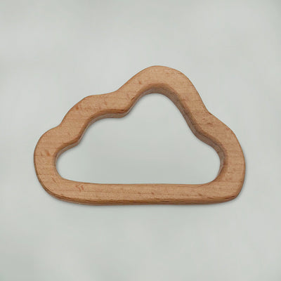Little Love Day Muslin and Cloud Wooden Teether
