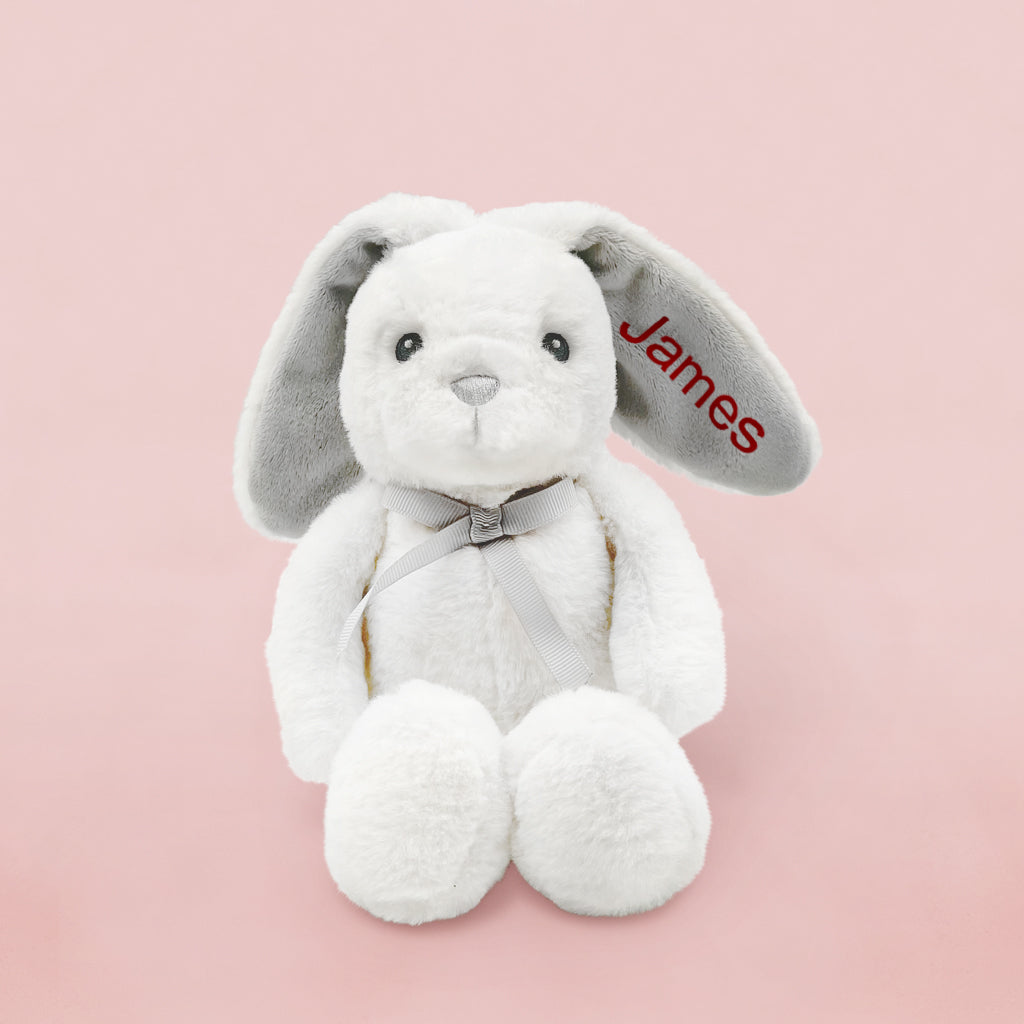 Personalised Valentine Bunny with Baby Sock-Pops