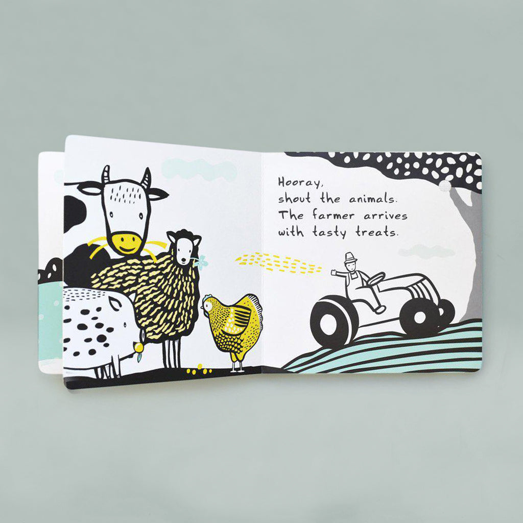 Moo, Cluck, Baa Sound Book