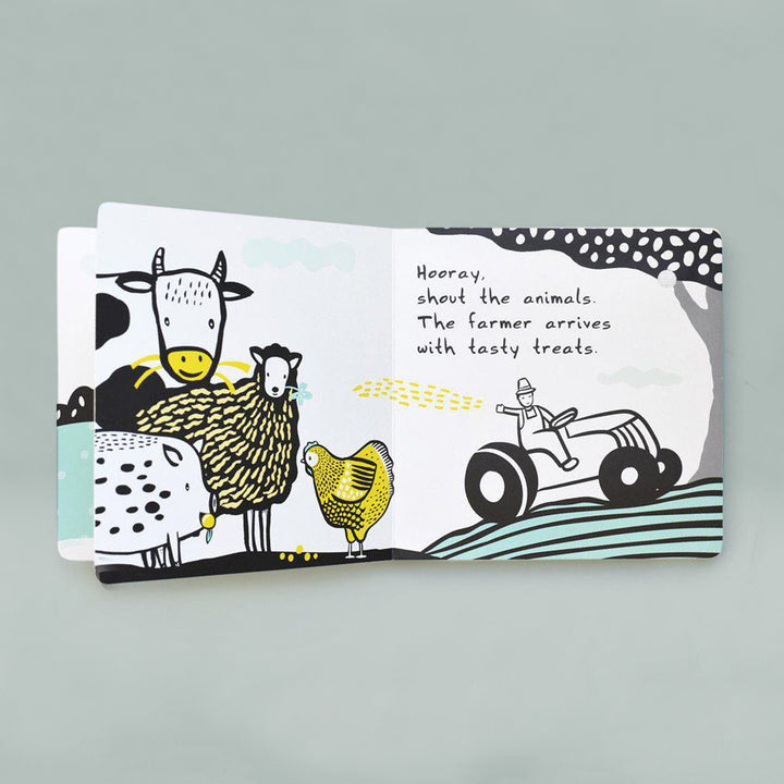 Moo, Cluck, Baa Sound Book