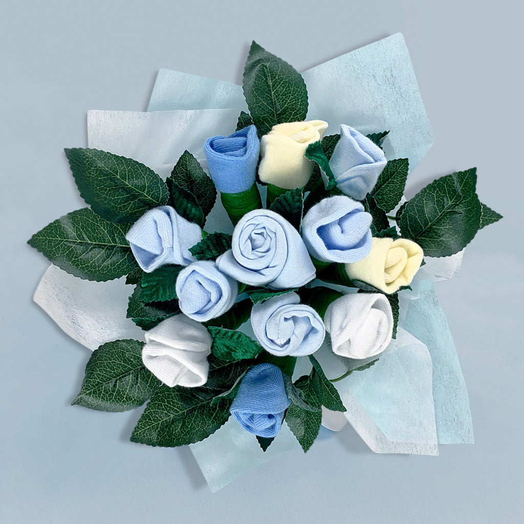 Sock posy baby boy gift