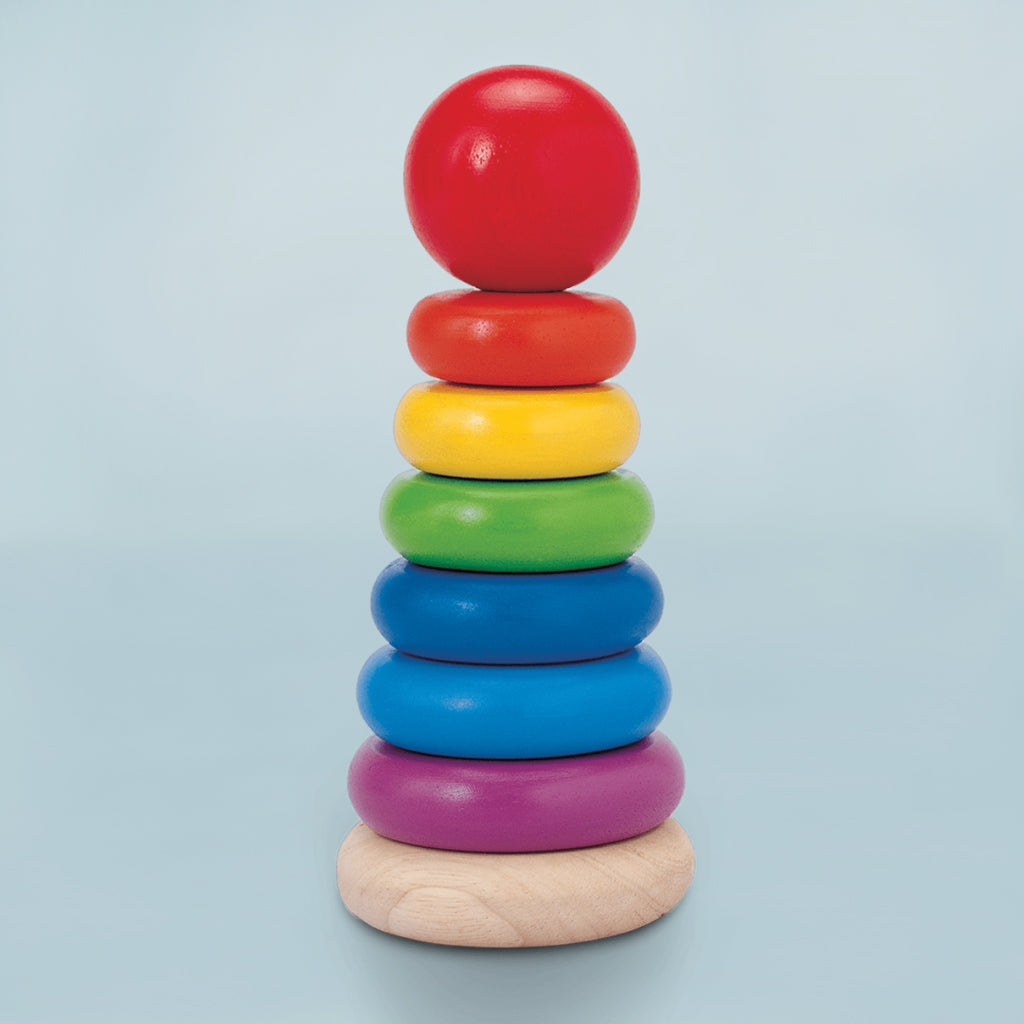 Baby Gift Wooden Stacking Ring Toy