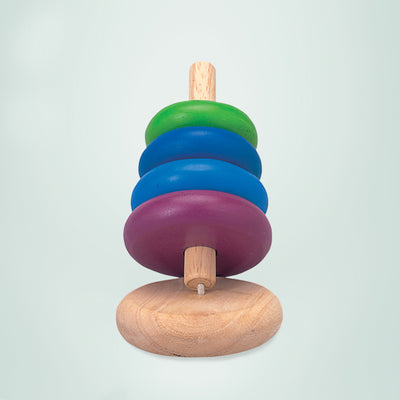 Wooden Stacking Ring Toy