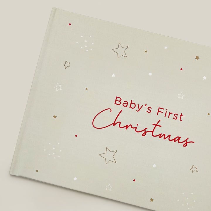 Baby's First Christmas Keepsake Journal with Personalised Berkeley Bear