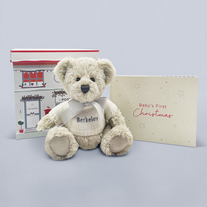 Baby's First Christmas Keepsake Journal with Personalised Berkeley Bear