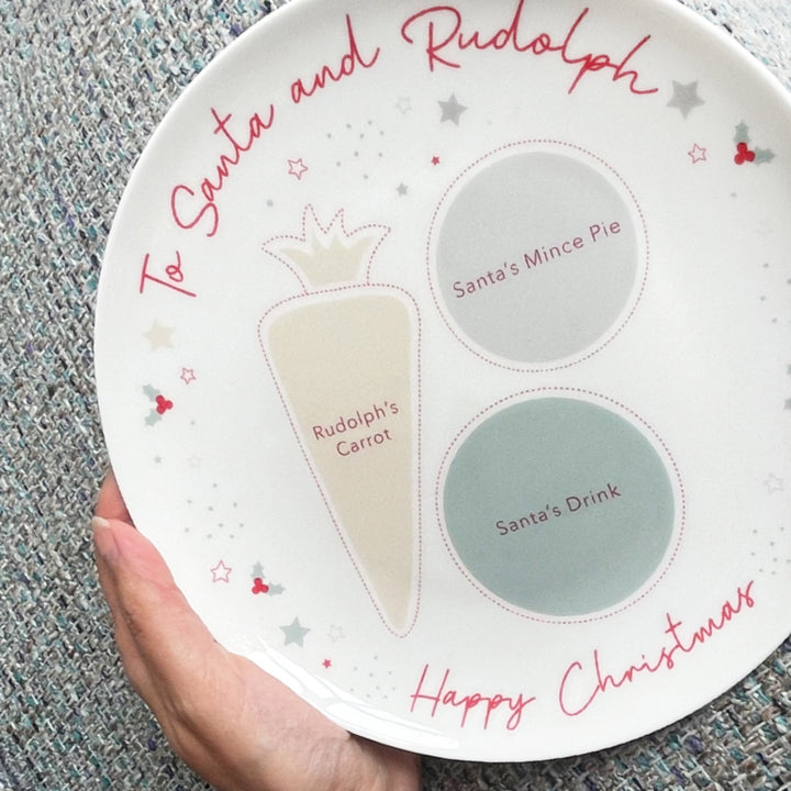 Santa's Christmas Eve Plate