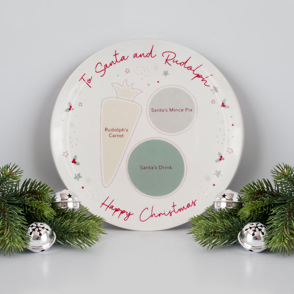 Santa's Christmas Eve Plate