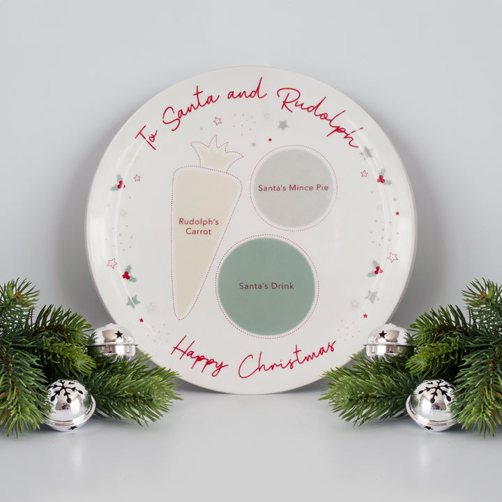 Santa's Christmas Eve Plate