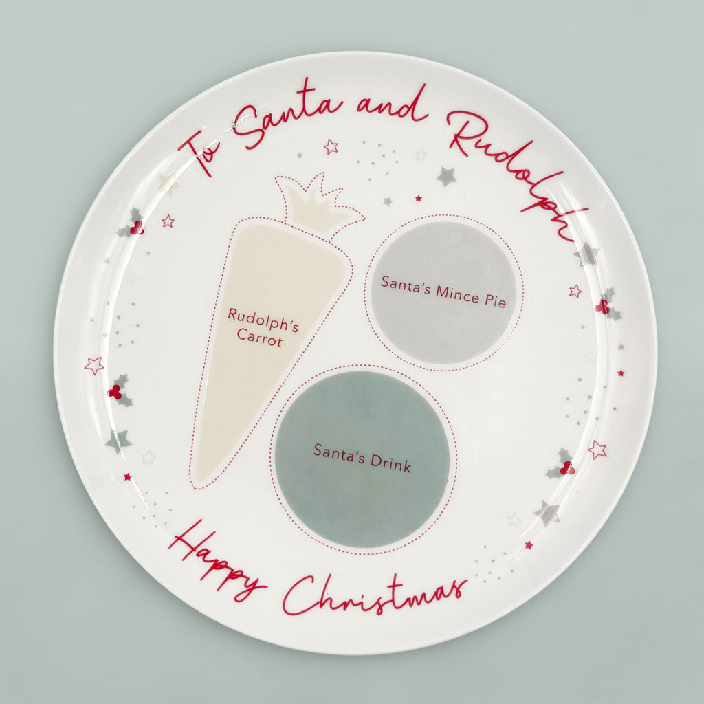 Santa's Christmas Eve Plate