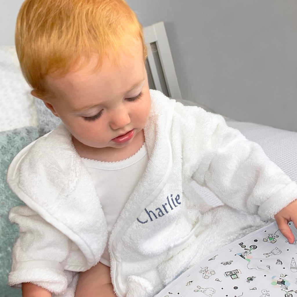 Personalised Baby Bathrobe 