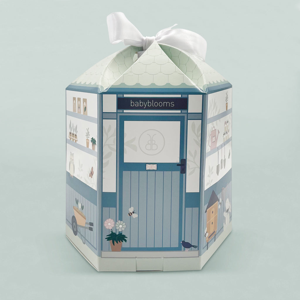 Personalised Zachary Zebra Moses Basket Baby Hamper, Blue