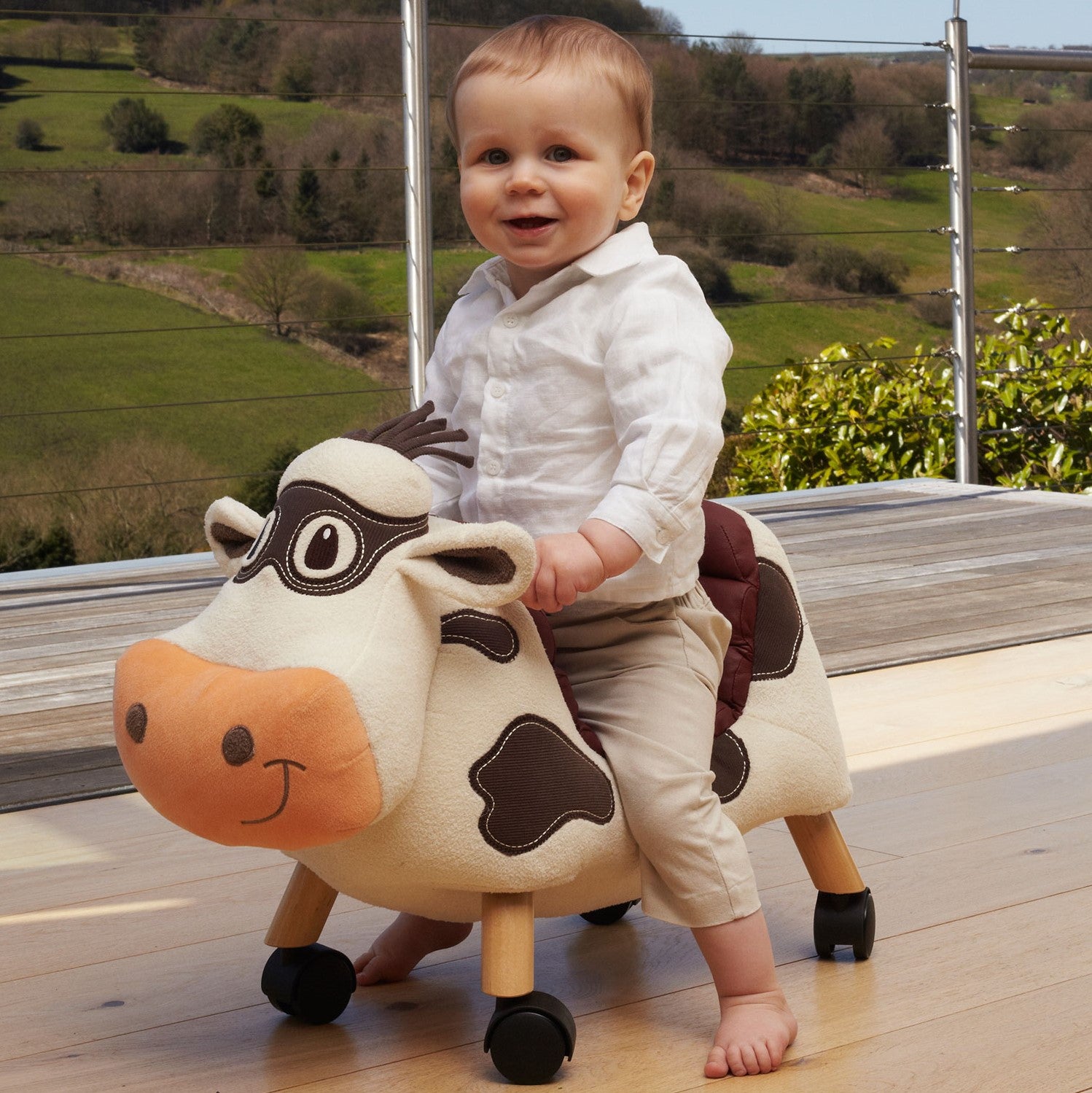 Hot Back Cow Ride Moobert Cow Ride On Toy | Babyblooms | Little Bird Told Me