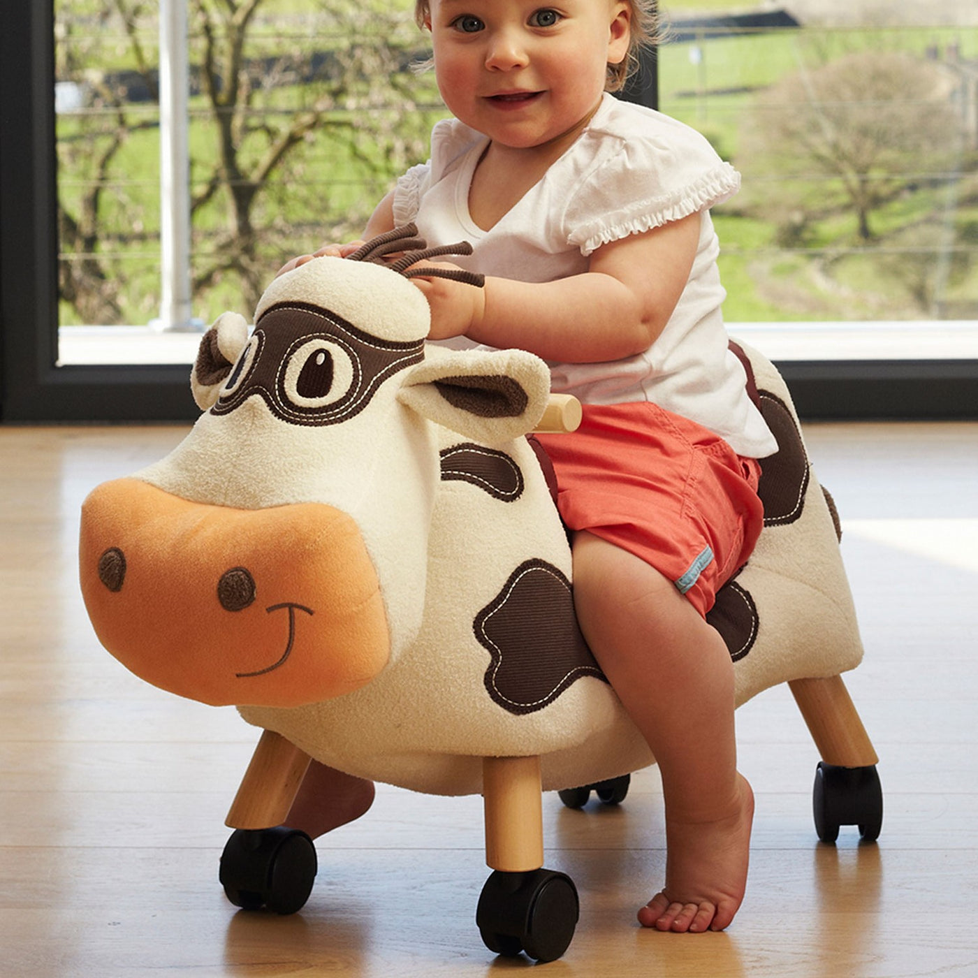 Hot Back Cow Ride Moobert Cow Ride On Toy | Babyblooms