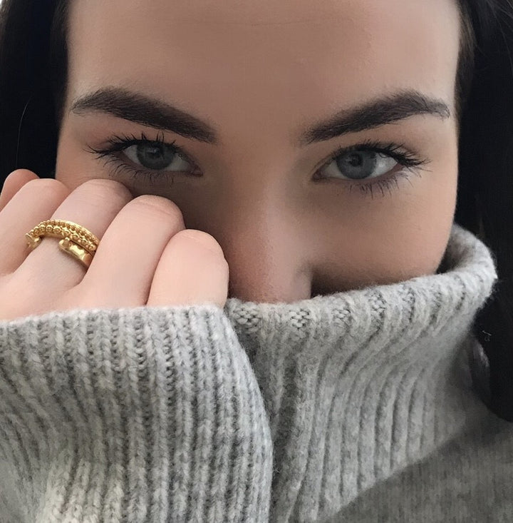 MayaH Jewellery Stacking Rings in Gold