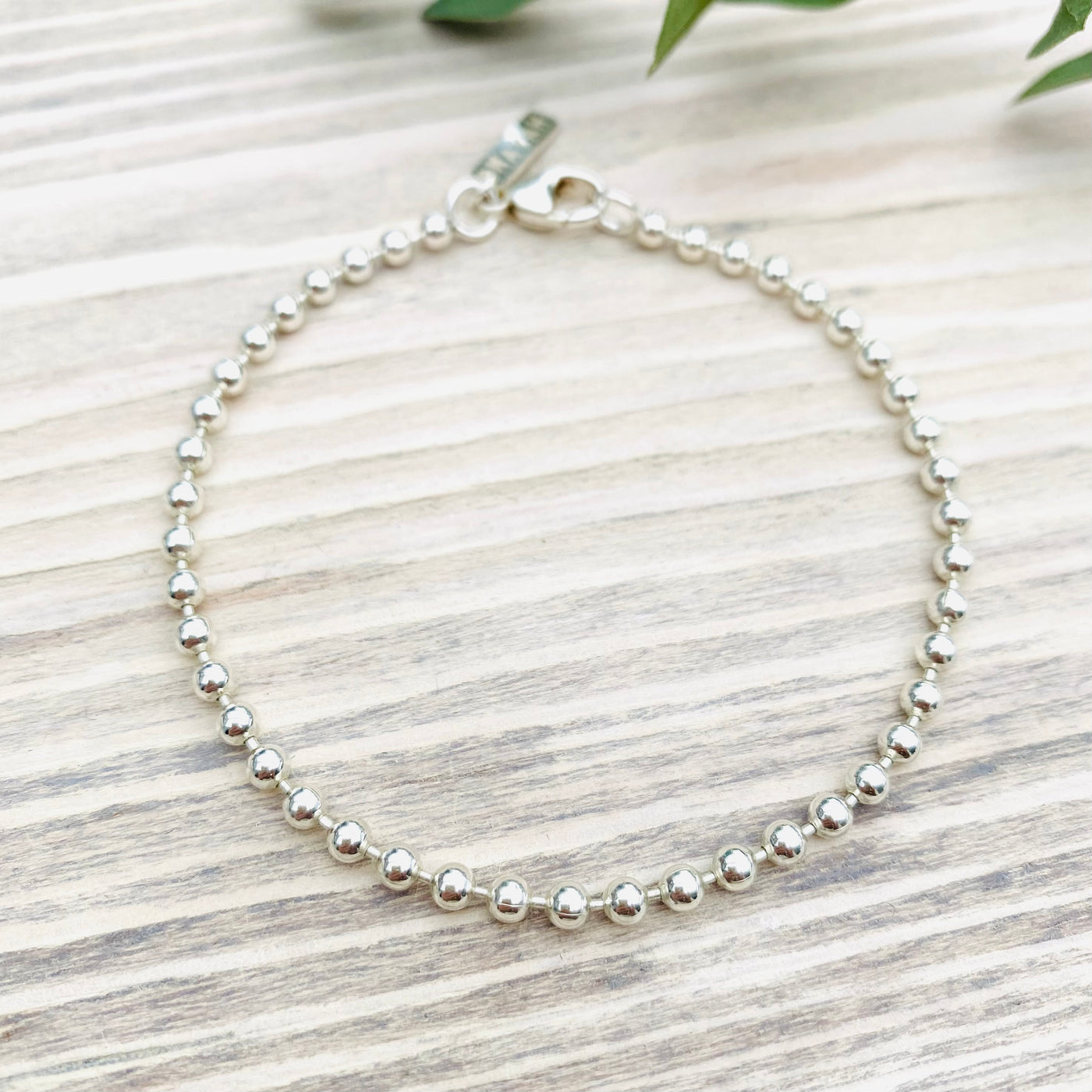 MayaH Jewellery Ball Chain Bracelet in Silver