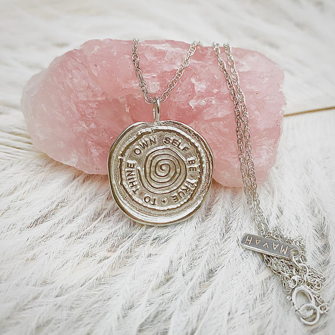 MayaH Talisman Necklace in Silver